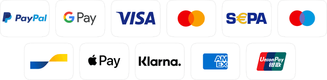 Major cards accepted